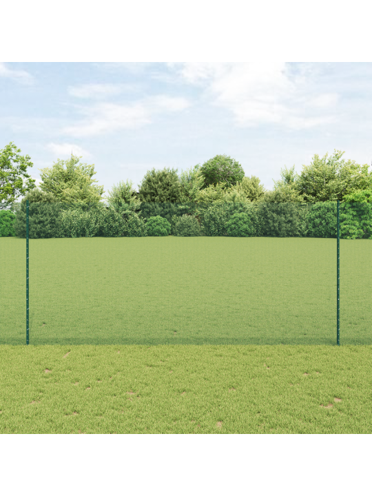 Svářený drátěný plot s 11 u sloupky zelená 1.4x25 m ocel