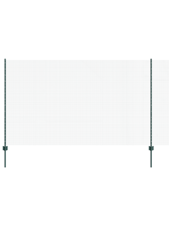Svary drátěný plot s 11 u sloupky zelený 1.4x25 m ocel