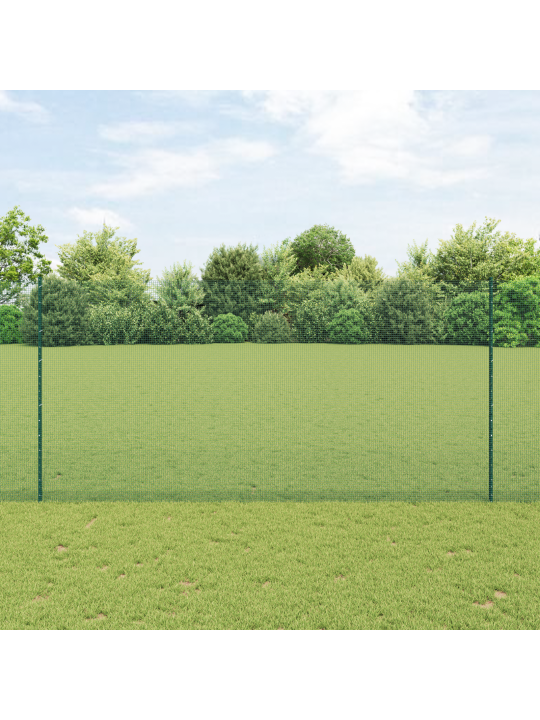 Svařovaný drátěný plot s 11 u stojany zelená 1.6x25 m ocel
