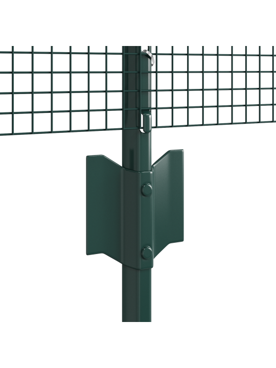 Svařovaný drátěný plot s 22 u sloupky zelený 0.6x50 m ocel