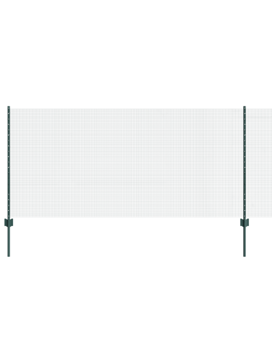 Svařované drátěné oplocení s 22 u sloupky zelené 1x50 m ocel