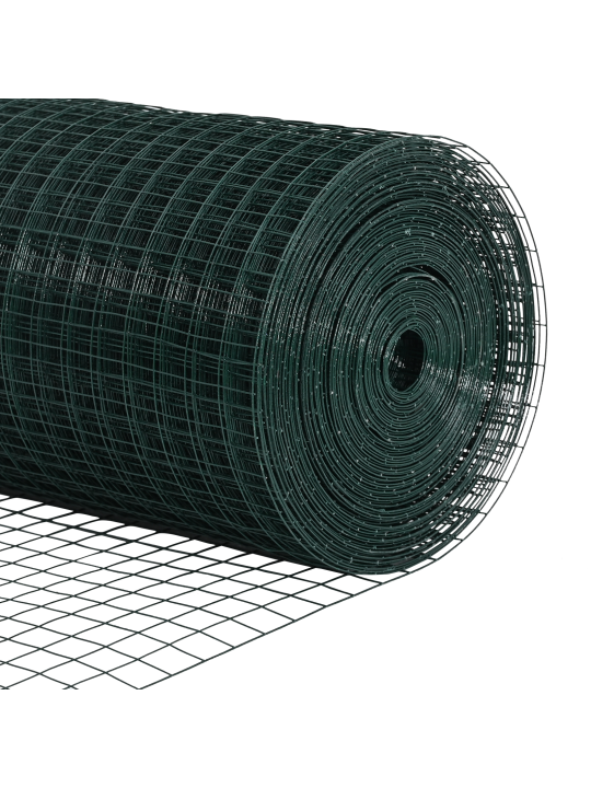 Svařovaný drátěný plot s 22 u tyčemi zelený 1,2x50 m ocel