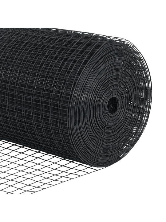Svařovaný drátěný plot se 44 u sloupky šedý 1.5x50 m ocel