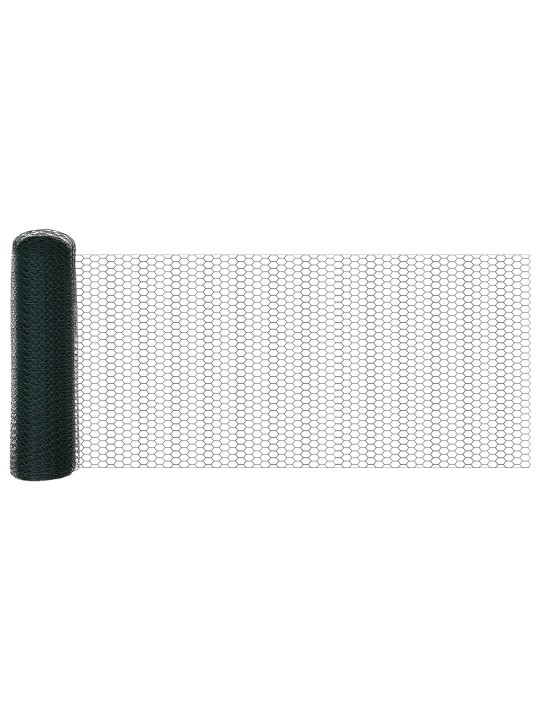 Plotové sloupky 11 ks u-channel zelené 80 cm ocel