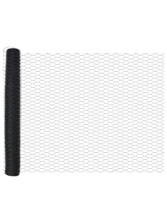 Plotové sloupky 22 ks u-channel šedá 140 cm ocel
