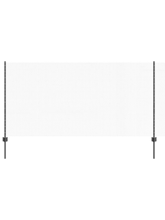 Sloupky pro plot 22 ks u-channel šedá 120 cm ocel