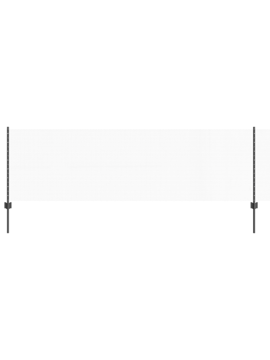 Plotové sloupky 11 ks u-channel šedé 80 cm ocel