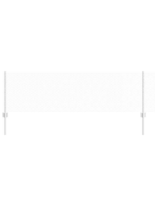 Plotové sloupky 11 ks u-channel 60 cm z pozinkované oceli