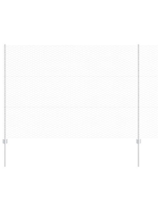 Plotové sloupky 22 ks u-channel 150 cm galvanizovaná ocel