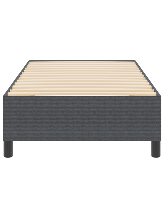 Základní postel box šedá 100x200 cm kordurová tkanina