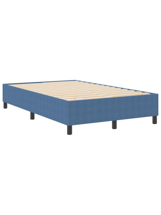 Box spring postel modrá 120x200 cm manšestr