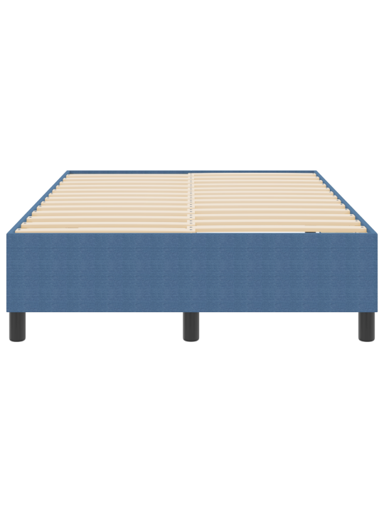 Box spring postel modrá 120x200 cm manšestr