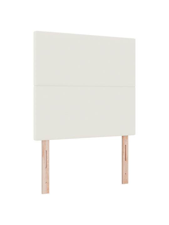 Box spring postel s matrací krémová 80x200 cm kordurová tkanina