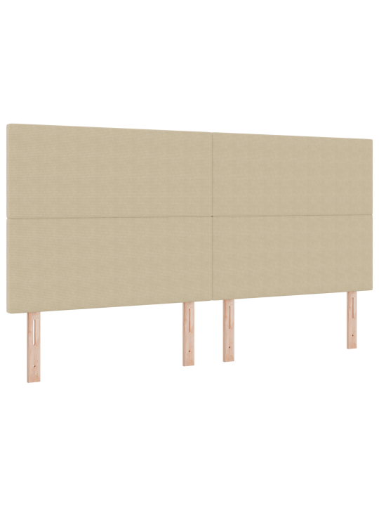 Box spring postel s matrací světle zeleno šedá 200x200 cm kordurová tkanina