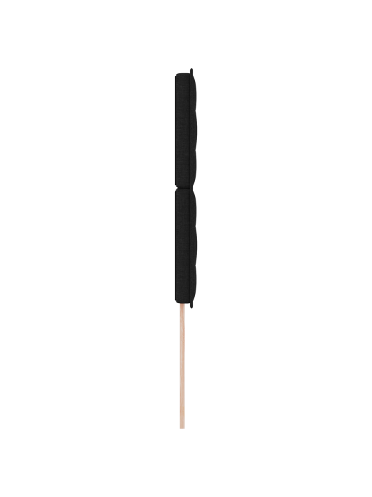 Čelo postele lin_col černé 100 cm tkanina