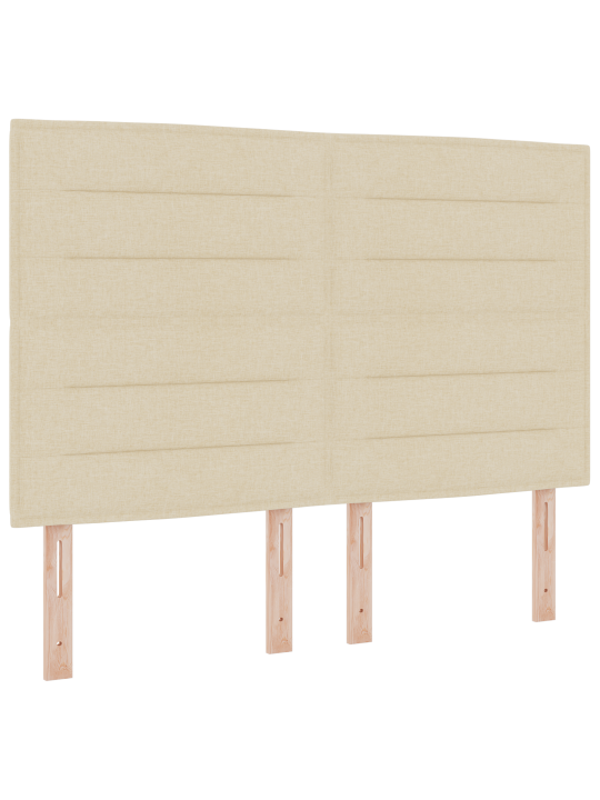 Čelo postele lines design krémové 140 cm tkanina
