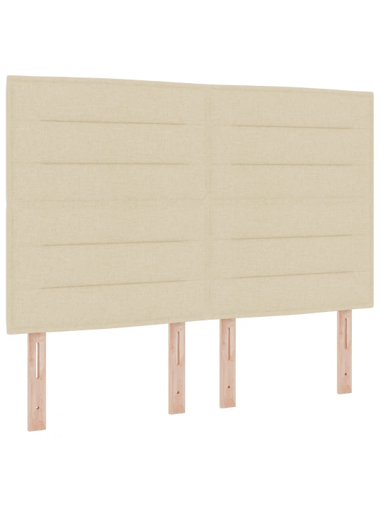 Čelo postele lines design krémové 140 cm tkanina