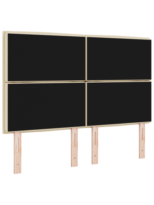 Čelo postele lines design krémové 140 cm tkanina