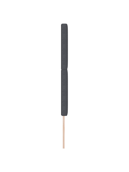 Čelo postele jednoduchý design tmavě šedé 160 cm manšestr