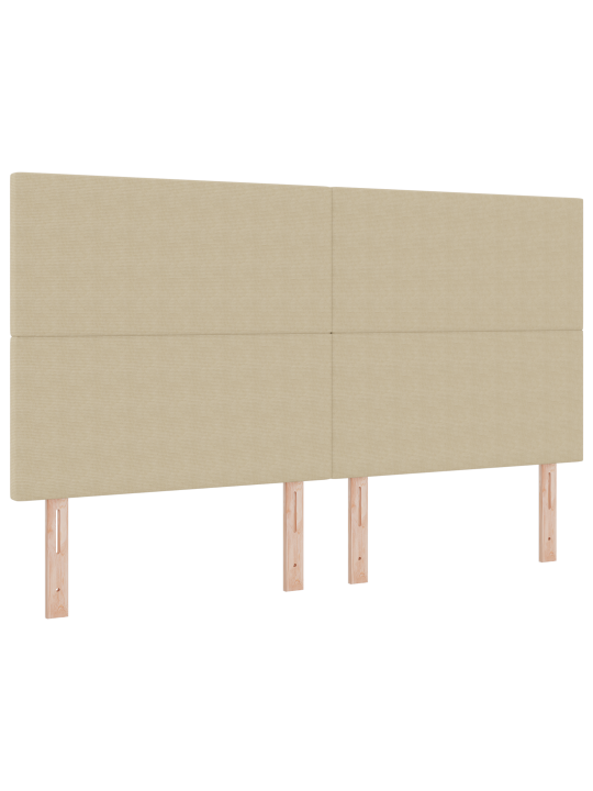 Čelo postele jednoduchý design světle zelená šedá 180 cm manšestr