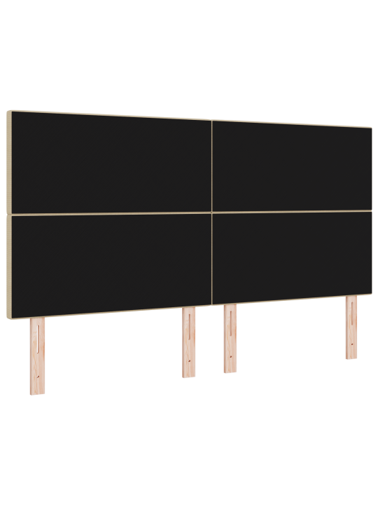 Čelo postele jednoduchý design světle zelená šedá 180 cm manšestr