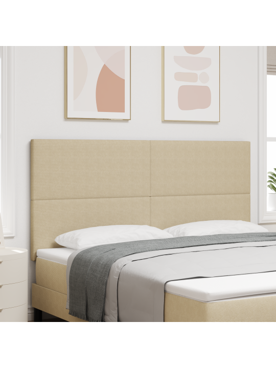 Čelo postele jednoduchý design světle zelená šedá 180 cm manšestr