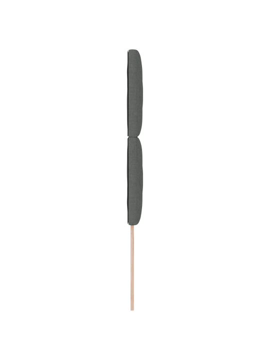 Čelo postele design s diamantovými bloky tmavě šedé 100 cm látka, čelo postele design s diamantovými bloky tmavě šedé 200 cm látka