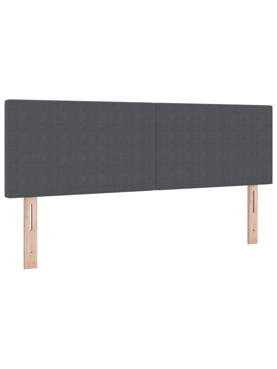 Led hlavač s hladkým designem tmavě šedý 80 cm z manšestru
